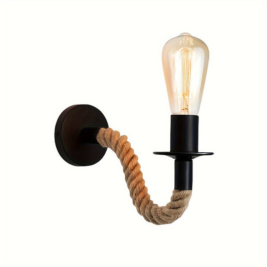 Vintage wall lamp with industrial style for lofts, hallways and bedside areas