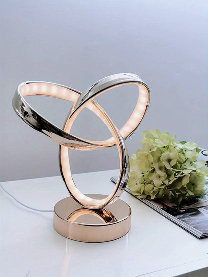 Modern desk lamp with dimmable strip for office or bedside
