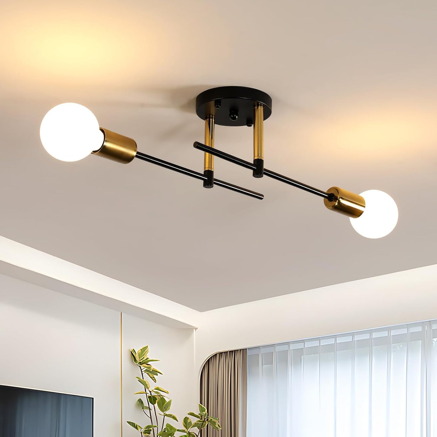 Industrial Sputnik ceiling lamp | Kitchens and living rooms