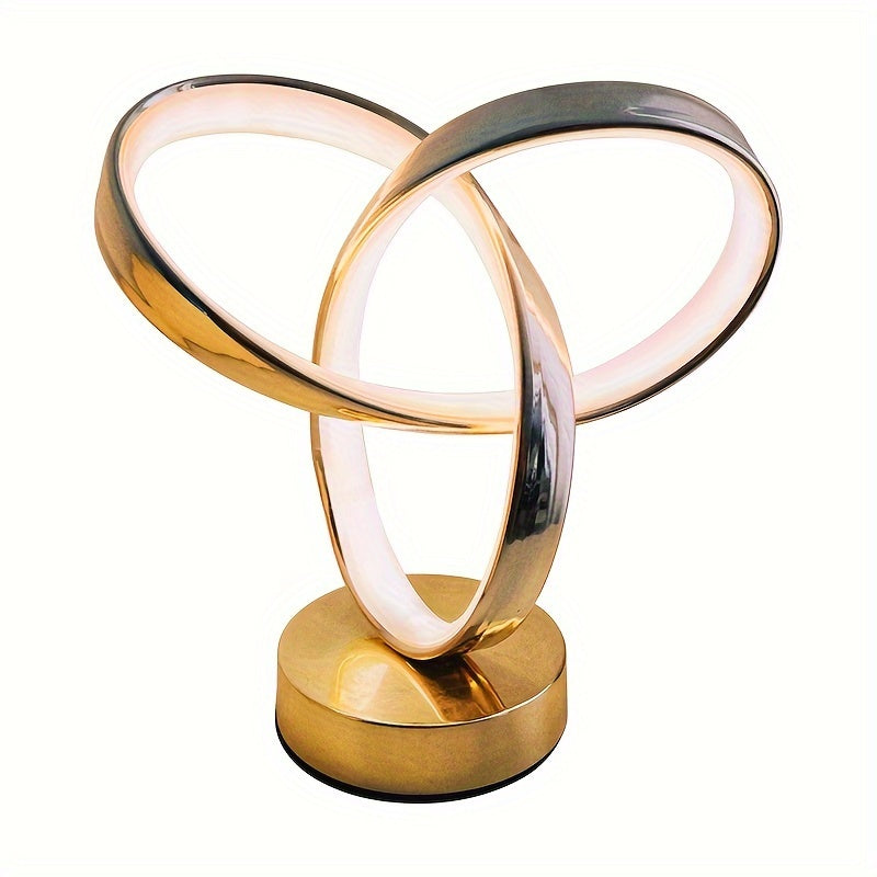 Modern desk lamp with dimmable strip for office or bedside