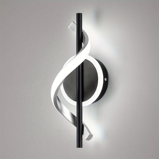 Modern spiral LED wall light for Living room, hallway and corridor