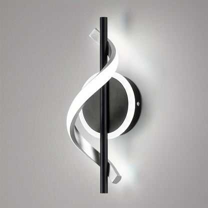 Modern spiral LED wall light for Living room, hallway and corridor