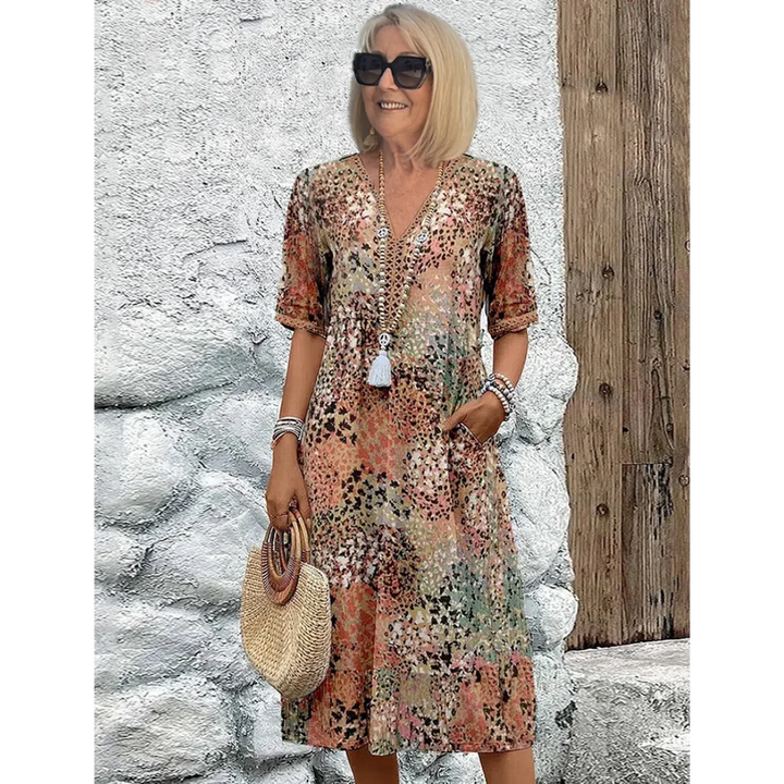 Celeste™ | Vibrant Midi Dress