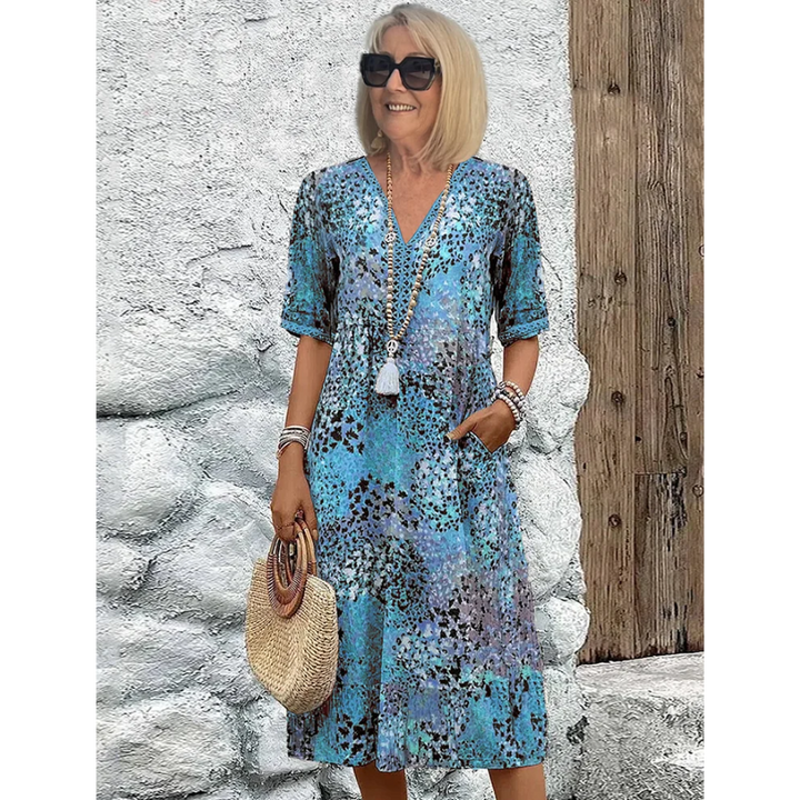 Celeste™ | Vibrant Midi Dress