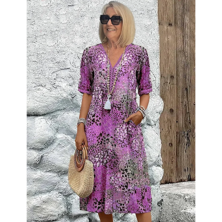 Celeste™ | Vibrant Midi Dress