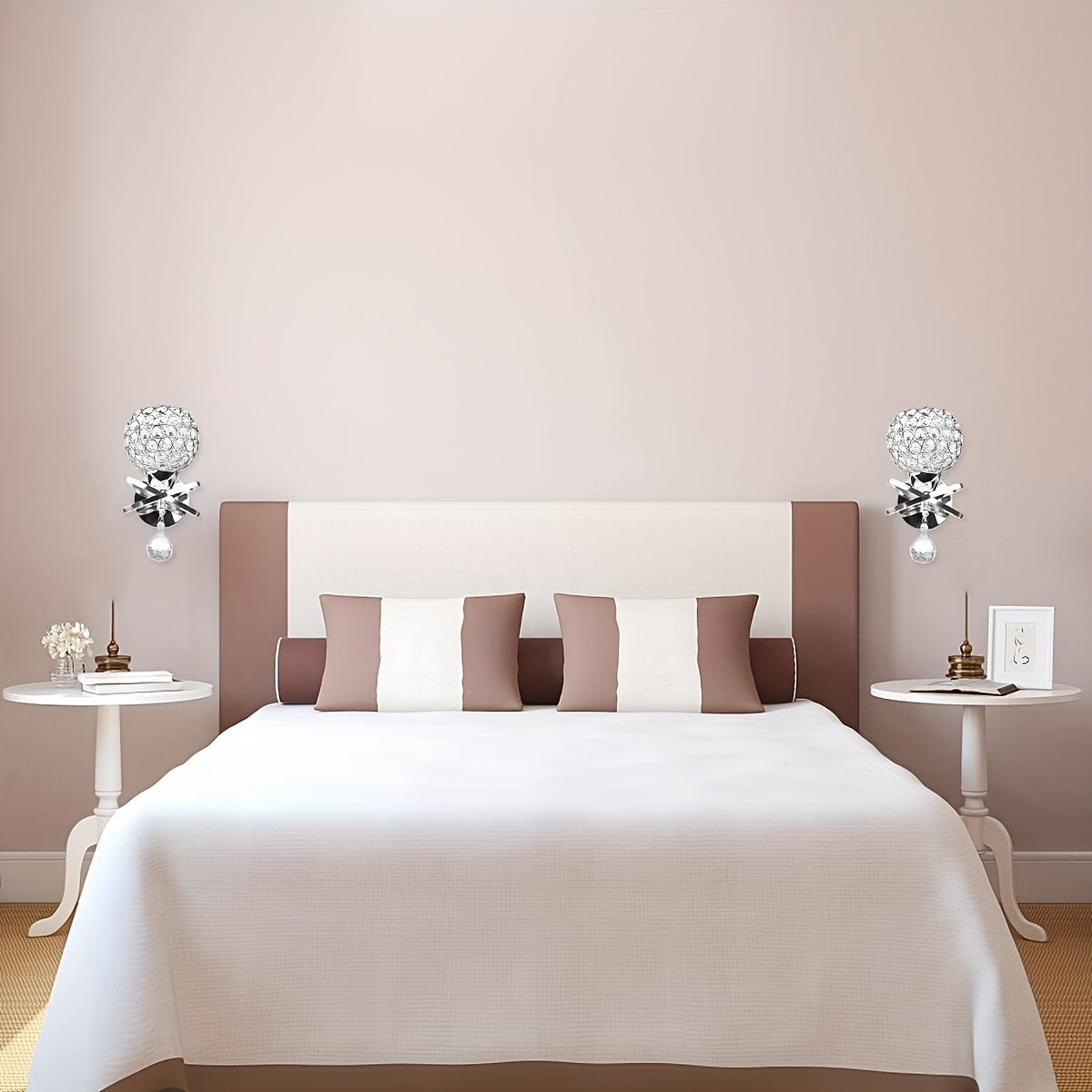 Modern semi-flush wall lamp for bedroom, living room and bathroom