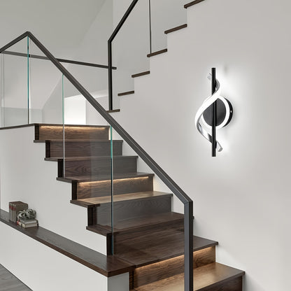 Modern spiral LED wall light for Living room, hallway and corridor